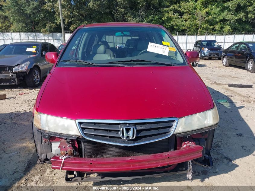 2002 Honda Odyssey Ex-L VIN: 5FNRL18002B034016 Lot: 40186387