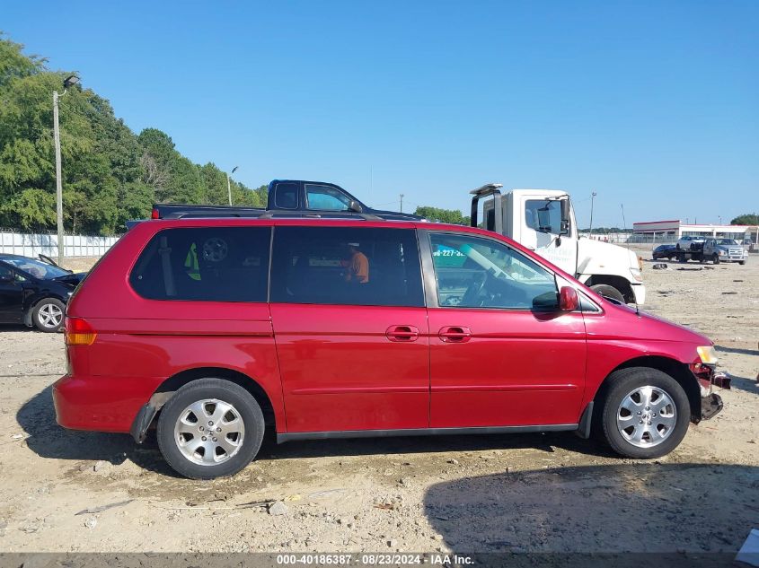2002 Honda Odyssey Ex-L VIN: 5FNRL18002B034016 Lot: 40186387