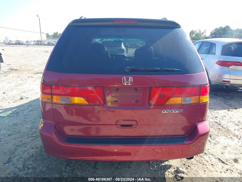 2002 Honda Odyssey Ex-L VIN: 5FNRL18002B034016 Lot: 40186387