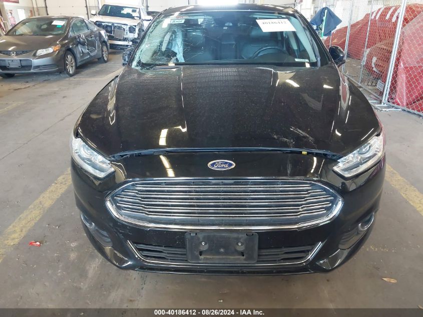 2013 Ford Fusion Hybrid Se VIN: 3FA6P0LU3DR257606 Lot: 40186412