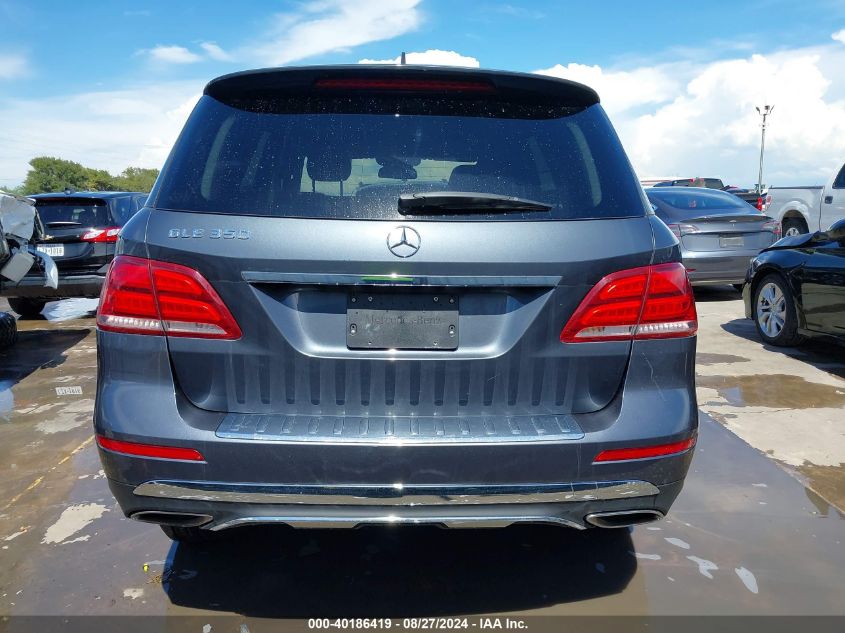 2016 Mercedes-Benz Gle 350 VIN: 4JGDA5JBXGA690951 Lot: 40186419