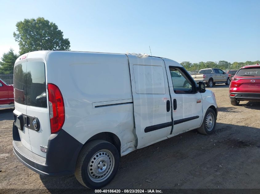 2016 Ram Promaster City Tradesman VIN: ZFBERFAT6G6B33592 Lot: 40186420