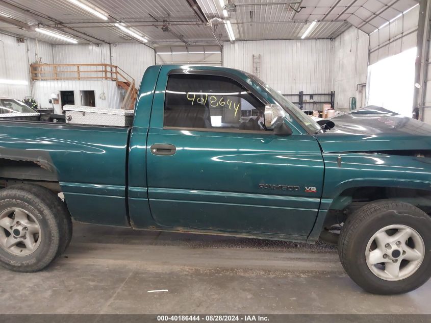 1996 Dodge Ram 1500 VIN: 1B7HC16Y6TJ201574 Lot: 40186444