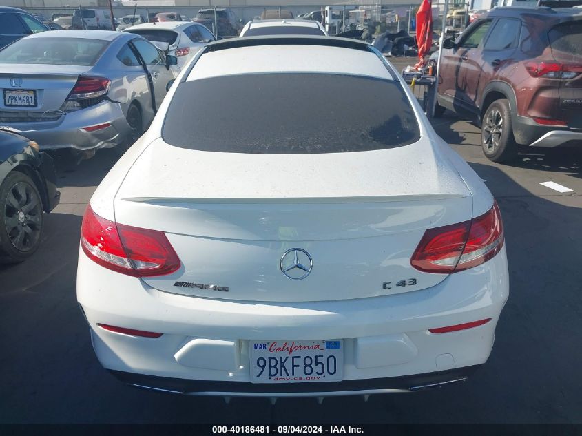 2018 Mercedes-Benz Amg C 43 4Matic VIN: WDDWJ6EB4JF649907 Lot: 40186481