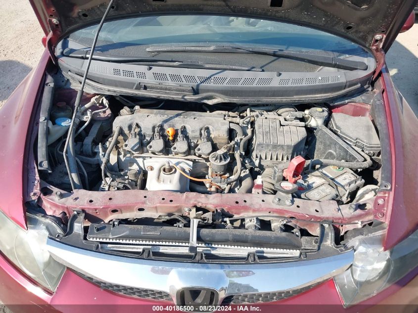 2010 Honda Civic Lx VIN: 19XFA1F55AE067878 Lot: 40186500