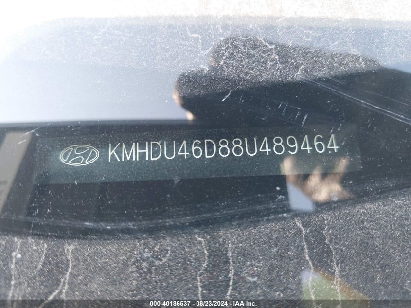 2008 Hyundai Elantra Gls/Se VIN: KMHDU46D88U489464 Lot: 40186537