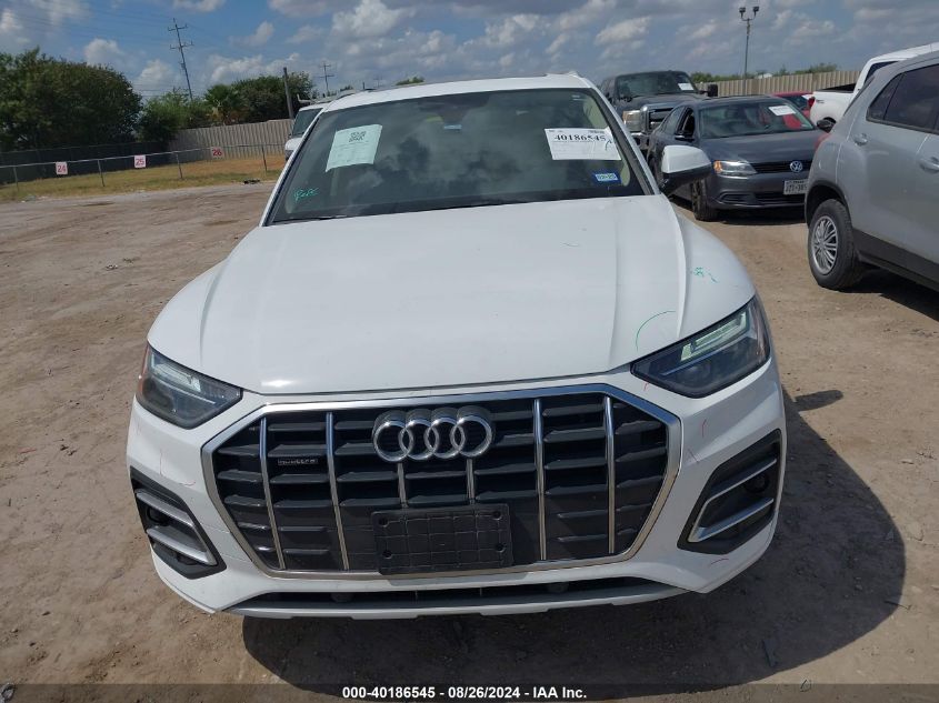 2021 Audi Q5 Premium 45 Tfsi Quattro S Tronic VIN: WA1AAAFY8M2042215 Lot: 40186545