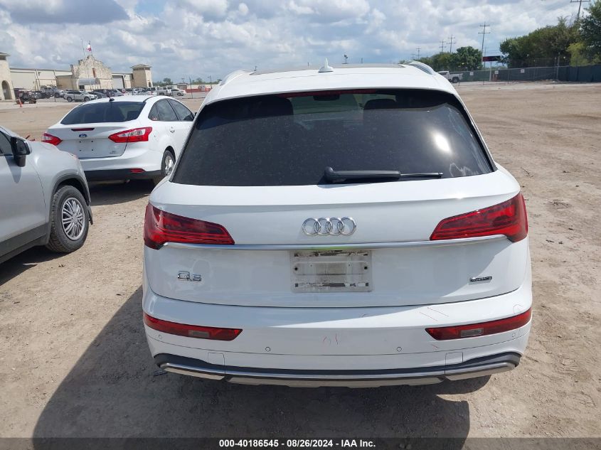 2021 Audi Q5 Premium 45 Tfsi Quattro S Tronic VIN: WA1AAAFY8M2042215 Lot: 40186545