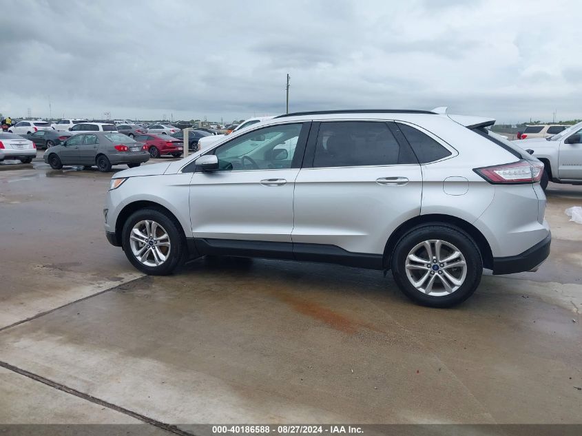 2018 Ford Edge Sel VIN: 2FMPK3J96JBB12921 Lot: 40186588