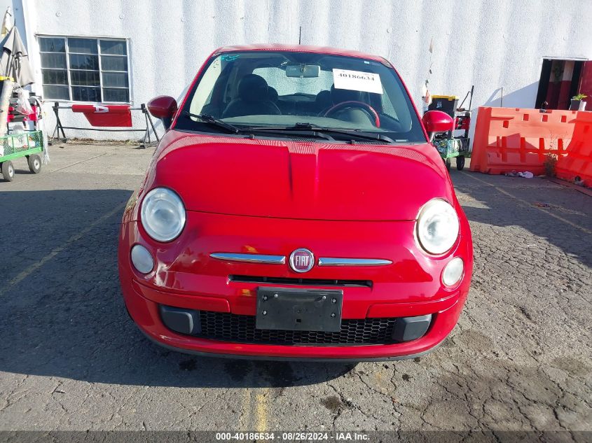 2013 Fiat 500 Pop VIN: 3C3CFFAR6DT623373 Lot: 40186634