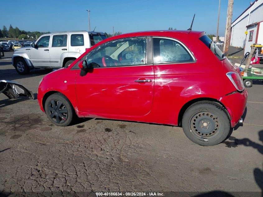 2013 Fiat 500 Pop VIN: 3C3CFFAR6DT623373 Lot: 40186634