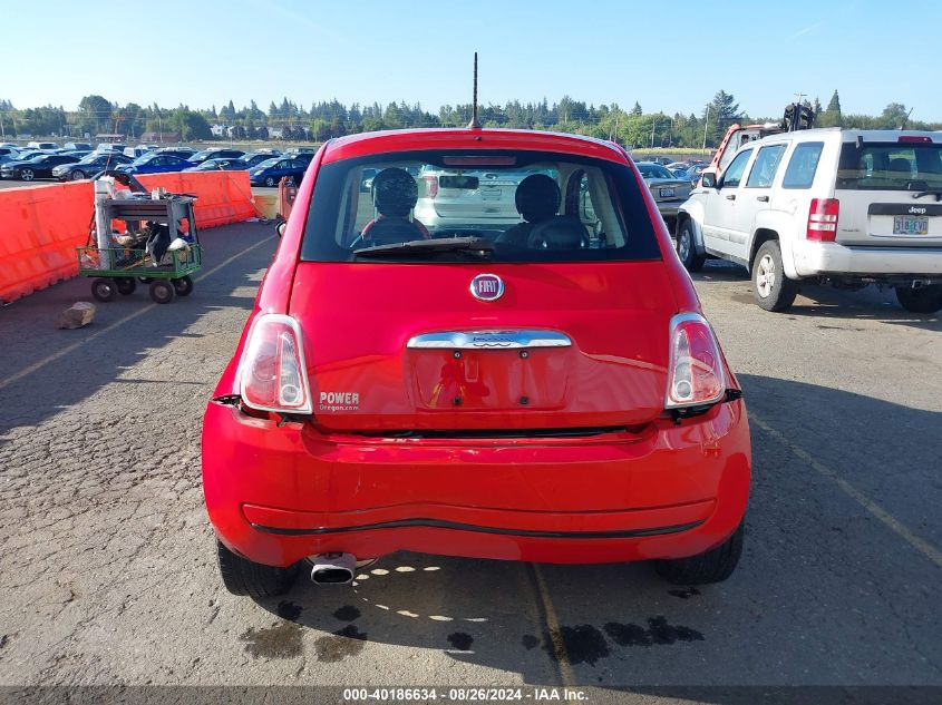 2013 Fiat 500 Pop VIN: 3C3CFFAR6DT623373 Lot: 40186634