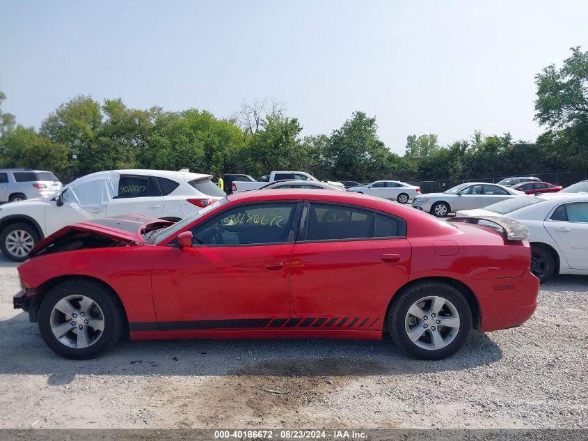 2012 Dodge Charger Se VIN: 2C3CDXBG6CH148761 Lot: 40186672