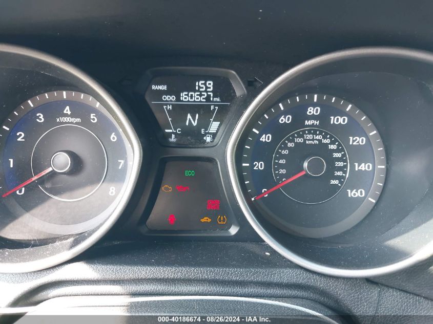 5NPDH4AE1DH430124 2013 Hyundai Elantra Limited