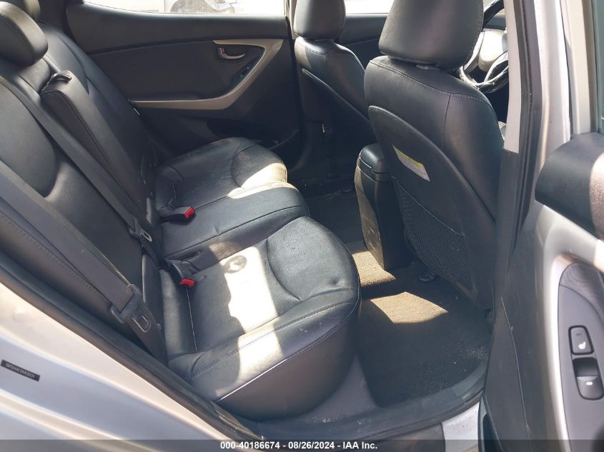 5NPDH4AE1DH430124 2013 Hyundai Elantra Limited
