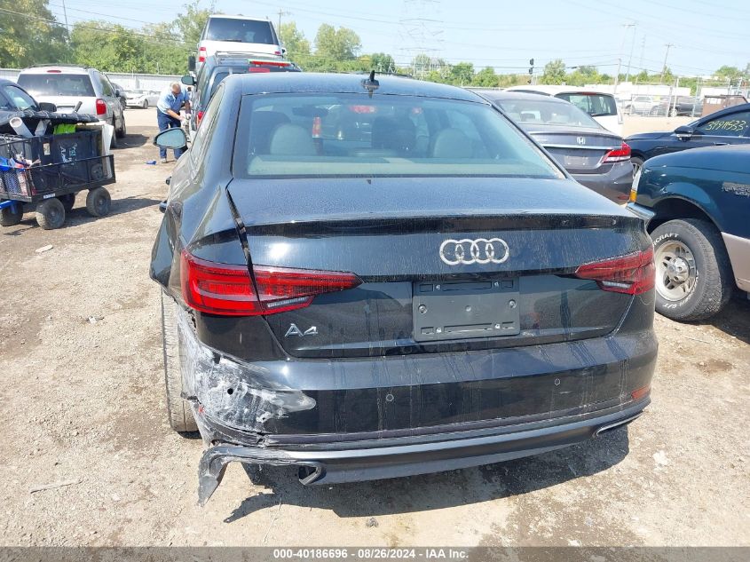 2019 Audi A4 40 Premium/40 Titanium Premium VIN: WAUGMAF47KN020364 Lot: 40186696