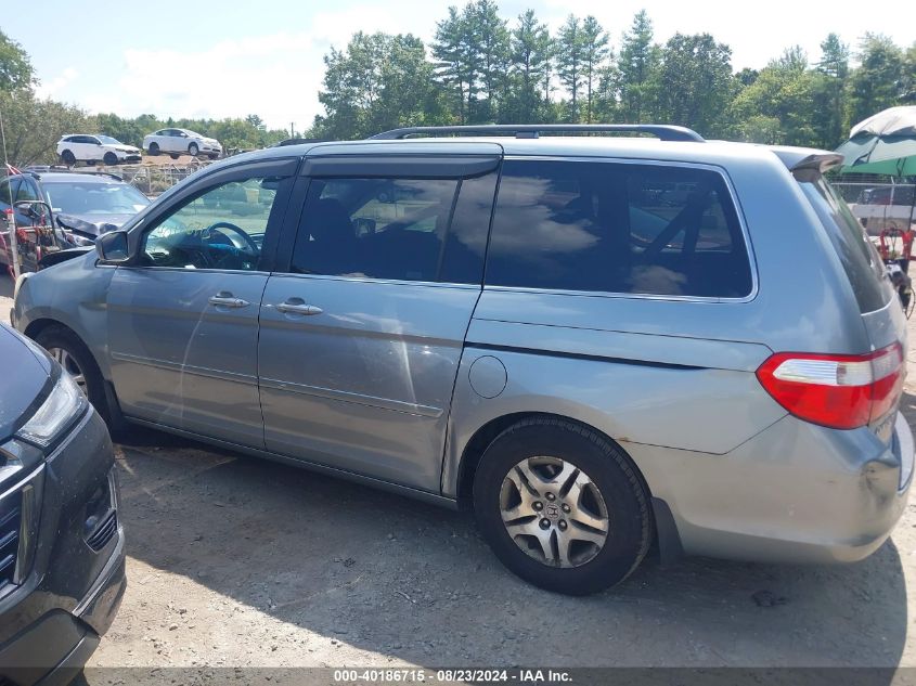 2007 Honda Odyssey Ex-L VIN: 5FNRL38687B030514 Lot: 40186715