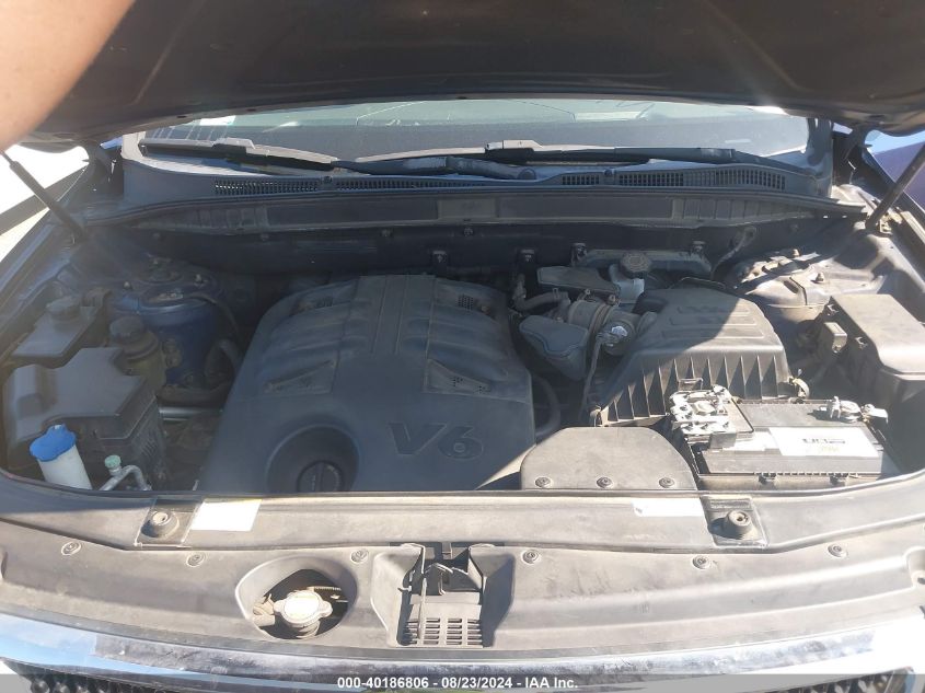 2010 Hyundai Veracruz Limited VIN: KM8NU4CCXAU128517 Lot: 40186806