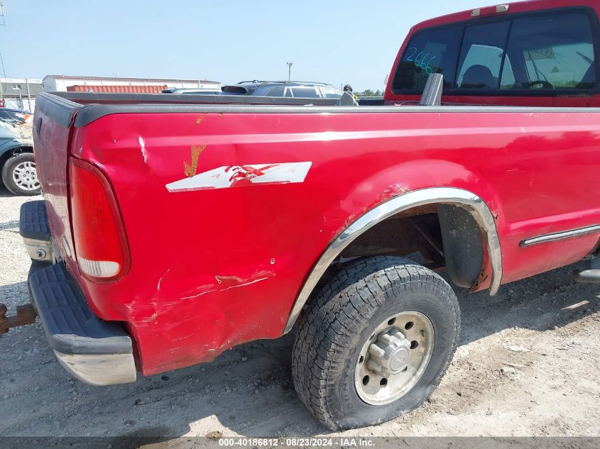 1999 Ford F-250 Lariat/Xl/Xlt VIN: 1FTNX21S5XEA73312 Lot: 40186812