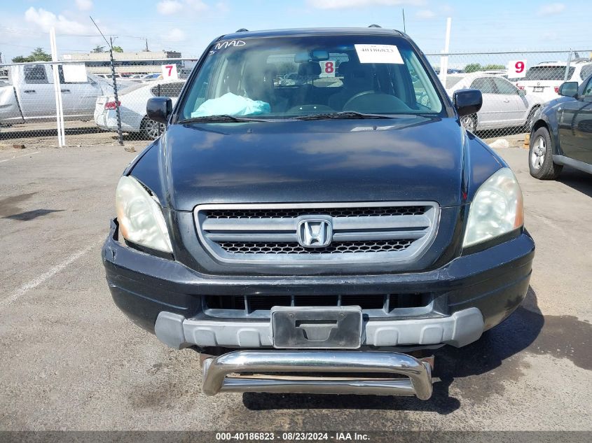 2003 Honda Pilot Ex VIN: 2HKYF18433H578874 Lot: 40186823