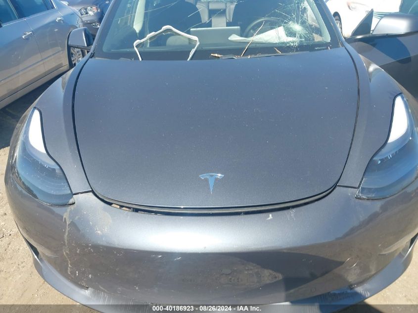 2021 Tesla Model 3 Standard Range Plus Rear-Wheel Drive VIN: 5YJ3E1EA3MF857605 Lot: 40186923