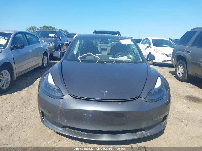 2021 Tesla Model 3 Standard Range Plus Rear-Wheel Drive VIN: 5YJ3E1EA3MF857605 Lot: 40186923