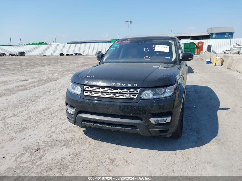 2017 Land Rover Range Rover Sport 3.0L V6 Supercharged Hse VIN: SALWR2FV8HA131934 Lot: 40187020