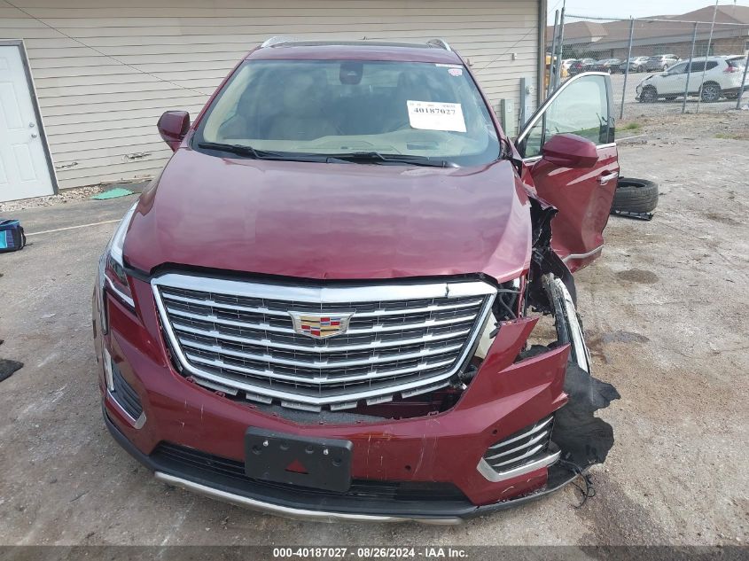 2017 Cadillac Xt5 Luxury VIN: 1GYKNDRS7HZ140074 Lot: 40187027