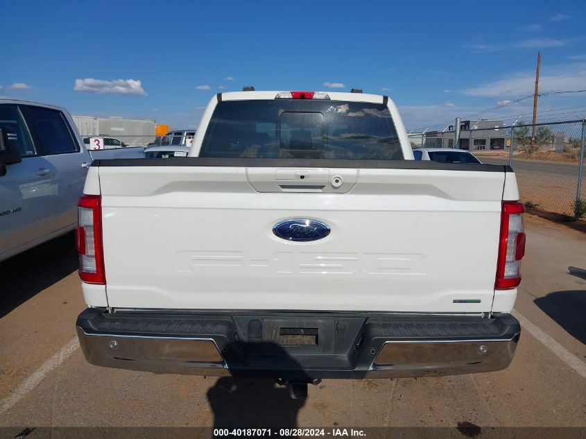 2022 Ford F-150 Lariat VIN: 1FTFW1E8XNFC34583 Lot: 40187071