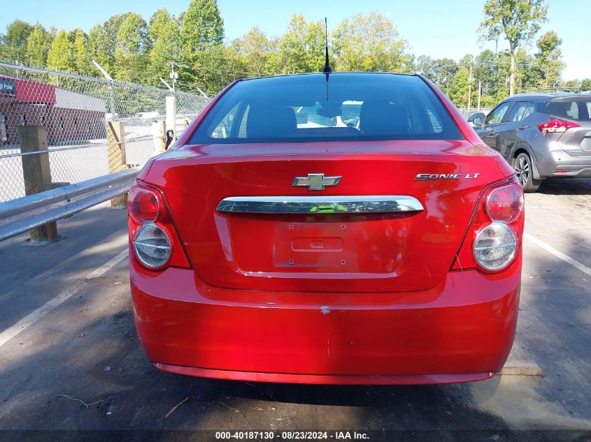 2013 Chevrolet Sonic Lt Auto VIN: 1G1JC5SHXD4173107 Lot: 40187130