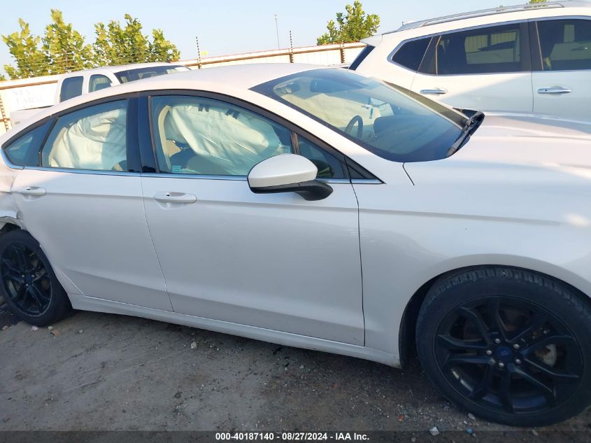 2019 Ford Fusion Se VIN: 3FA6P0HD4KR251268 Lot: 40187140