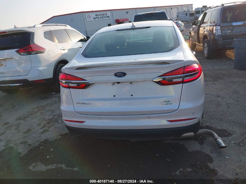 2019 Ford Fusion Se VIN: 3FA6P0HD4KR251268 Lot: 40187140