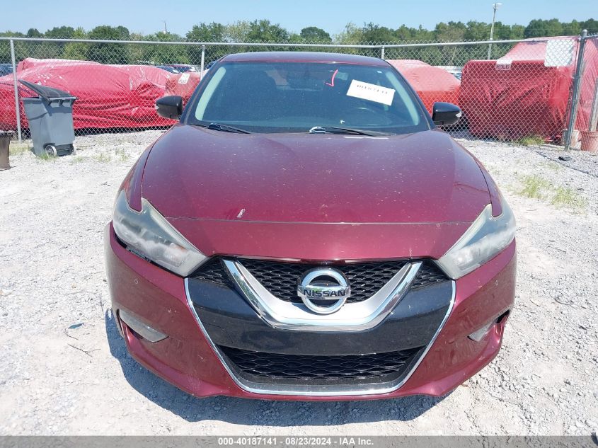 2017 Nissan Maxima 3.5 Sv VIN: 1N4AA6AP6HC399397 Lot: 40187141