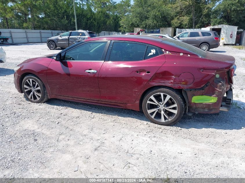 2017 Nissan Maxima 3.5 Sv VIN: 1N4AA6AP6HC399397 Lot: 40187141