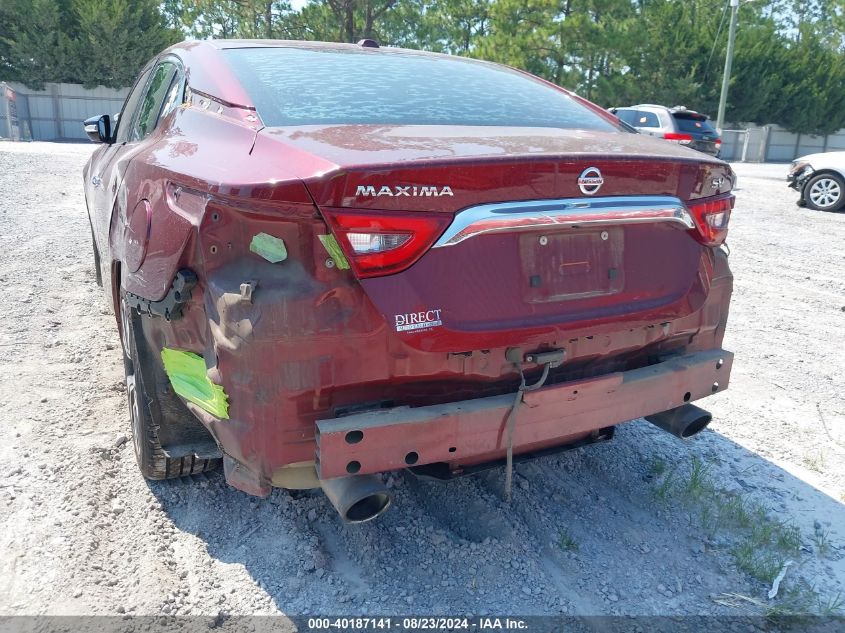 2017 Nissan Maxima 3.5 Sv VIN: 1N4AA6AP6HC399397 Lot: 40187141