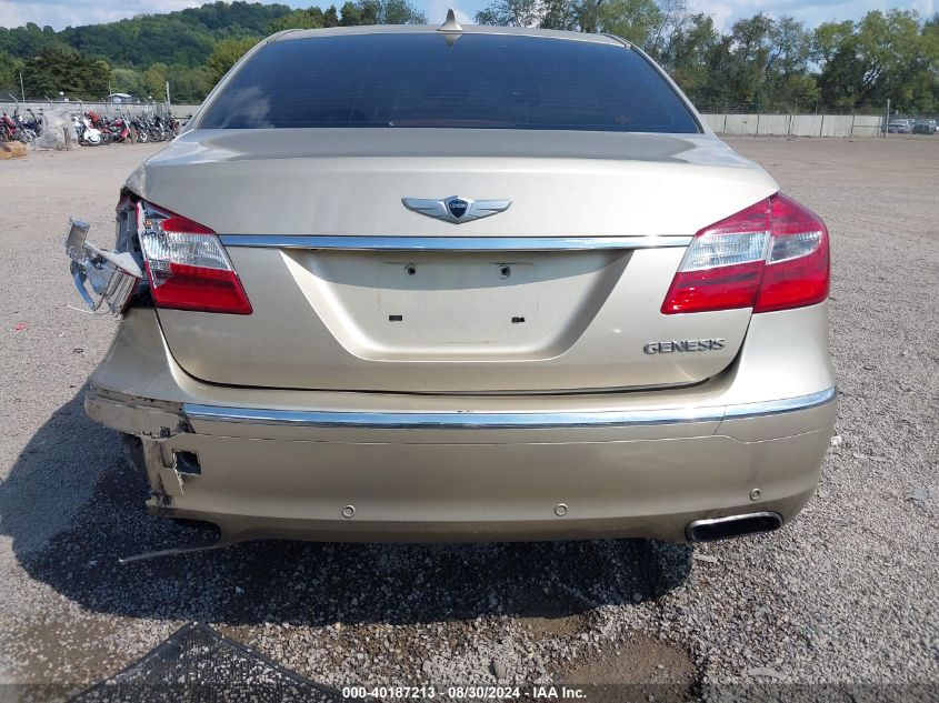 2012 Hyundai Genesis 3.8 VIN: KMHGC4DD6CU177672 Lot: 40187213