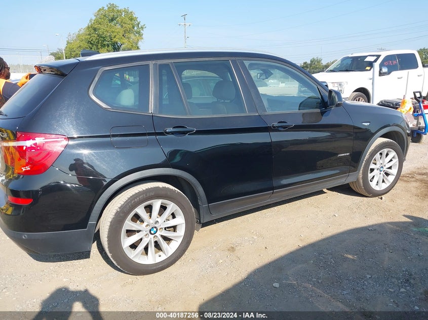 2017 BMW X3 xDrive28I VIN: 5UXWX9C3XH0T23451 Lot: 40187256