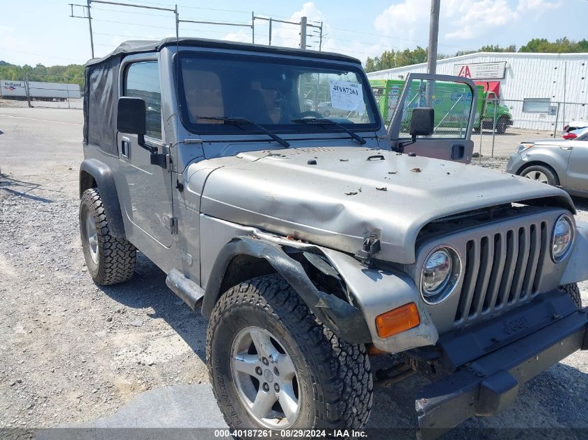 2000 Jeep Wrangler Se VIN: 1J4FA29P2YP800458 Lot: 40187261