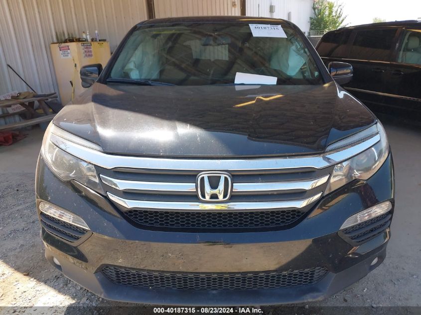 2016 Honda Pilot Ex-L VIN: 5FNYF5H71GB050661 Lot: 40187315