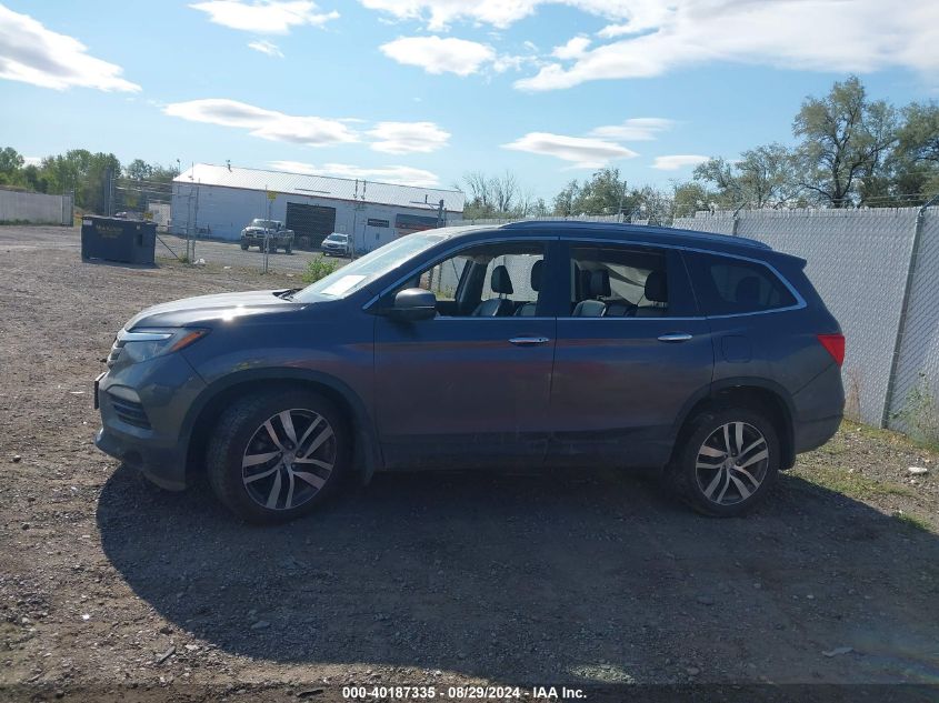 2017 Honda Pilot Touring VIN: 5FNYF6H97HB083608 Lot: 40187335