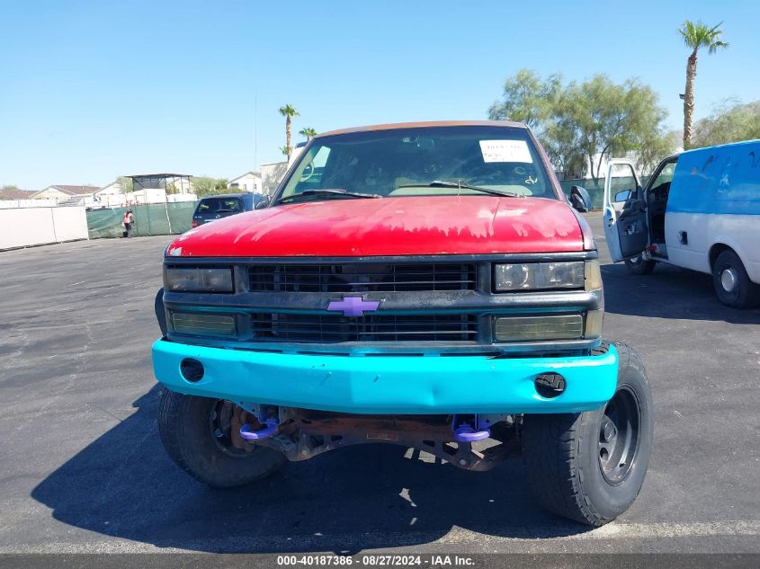 1996 Chevrolet Tahoe K1500 VIN: 1GNEK13R6TJ359441 Lot: 40187386