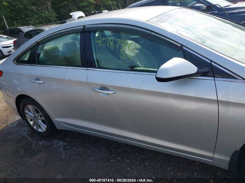 2016 Hyundai Sonata Se VIN: 5NPE24AF6GH333181 Lot: 40187410