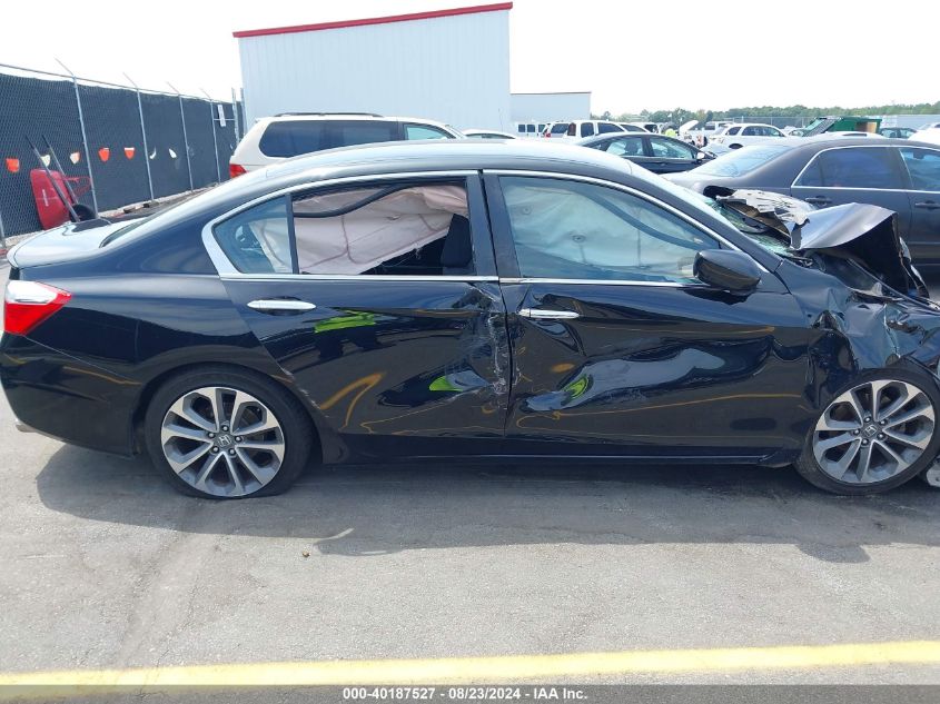 2015 Honda Accord Sport VIN: 1HGCR2F51FA196455 Lot: 40187527