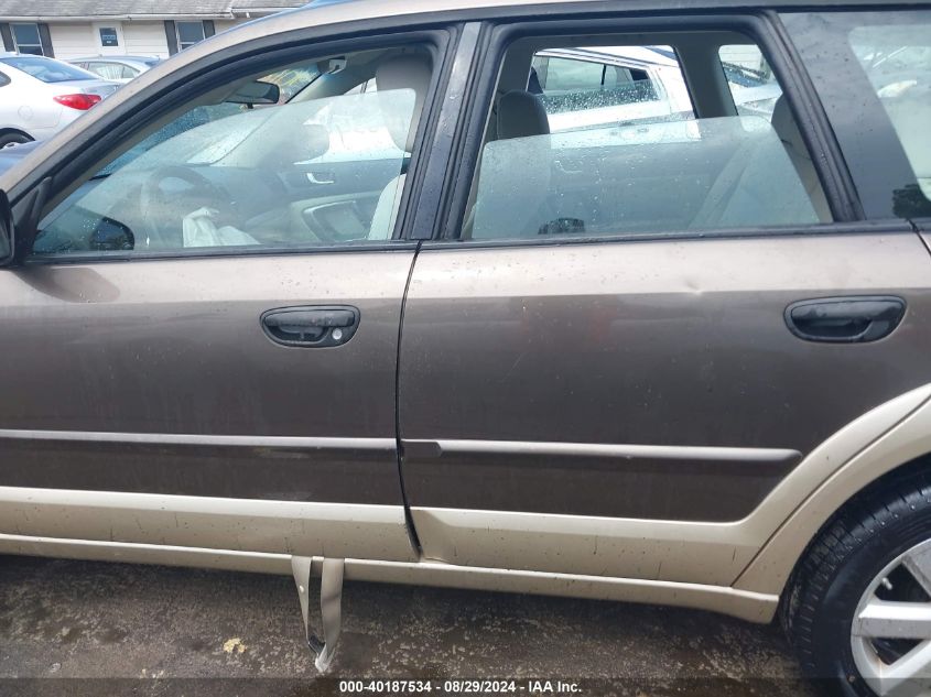 2008 Subaru Outback 2.5I/2.5I L.l. Bean Edition VIN: 4S4BP61C987314146 Lot: 40187534