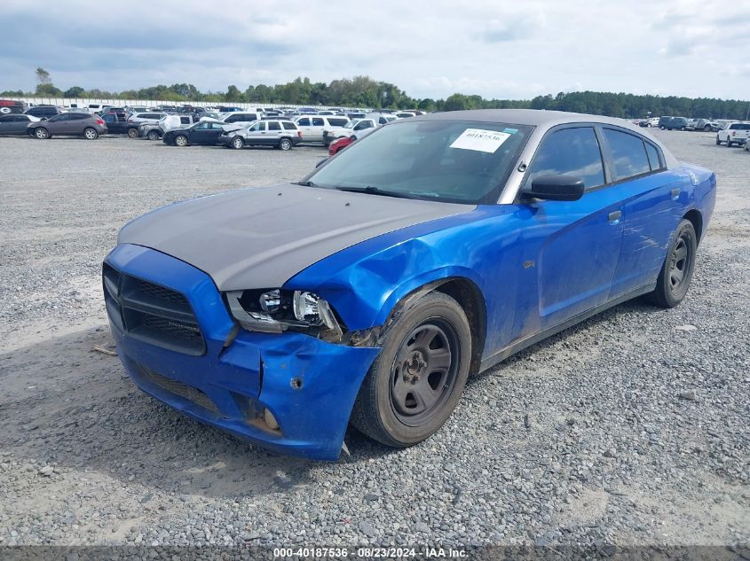 2013 Dodge Charger Police VIN: 2C3CDXAT5DH737655 Lot: 40187536