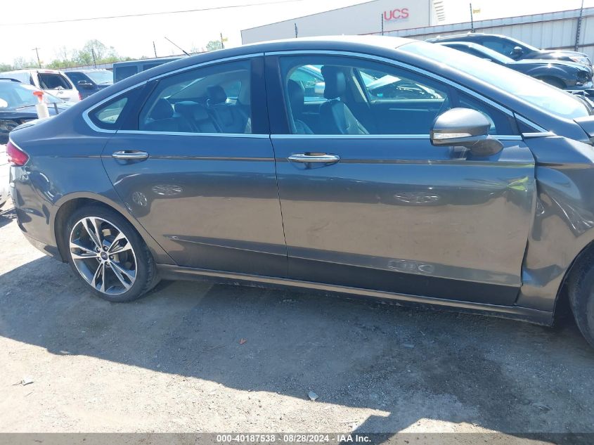 2017 Ford Fusion Titanium VIN: 3FA6P0K91HR252133 Lot: 40187538