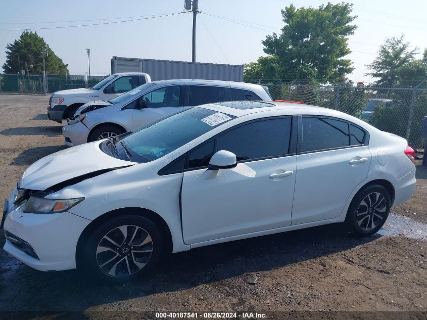 2013 Honda Civic Ex VIN: 2HGFB2F86DH521207 Lot: 40187541