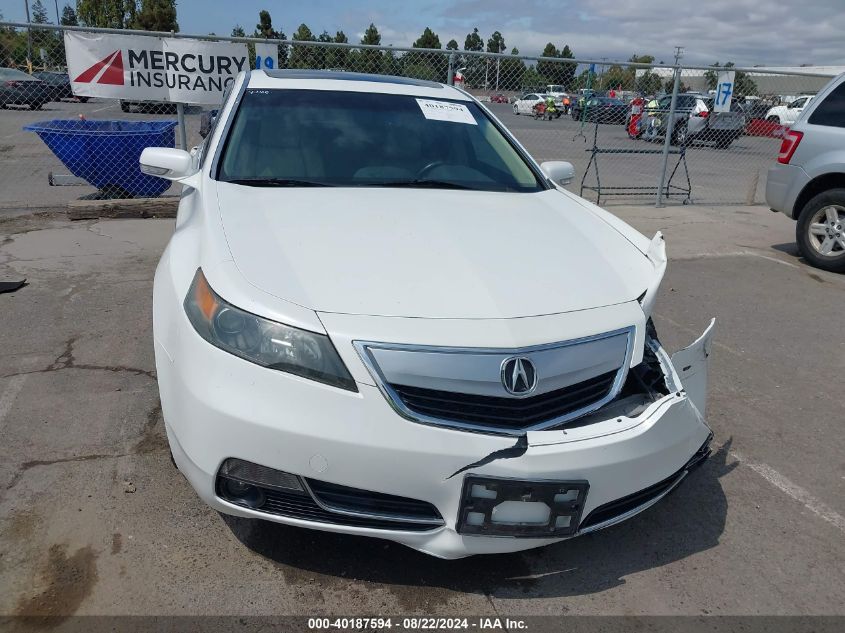 2012 Acura Tl 3.5 VIN: 19UUA8F75CA022075 Lot: 40187594