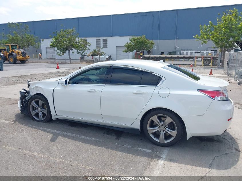 2012 Acura Tl 3.5 VIN: 19UUA8F75CA022075 Lot: 40187594