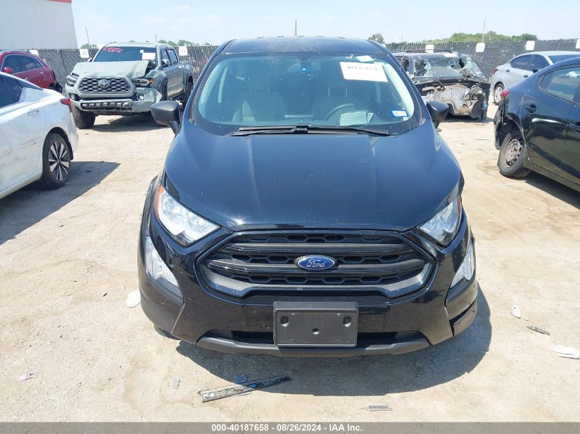 2021 Ford Ecosport S VIN: MAJ3S2FE7MC448767 Lot: 40187658